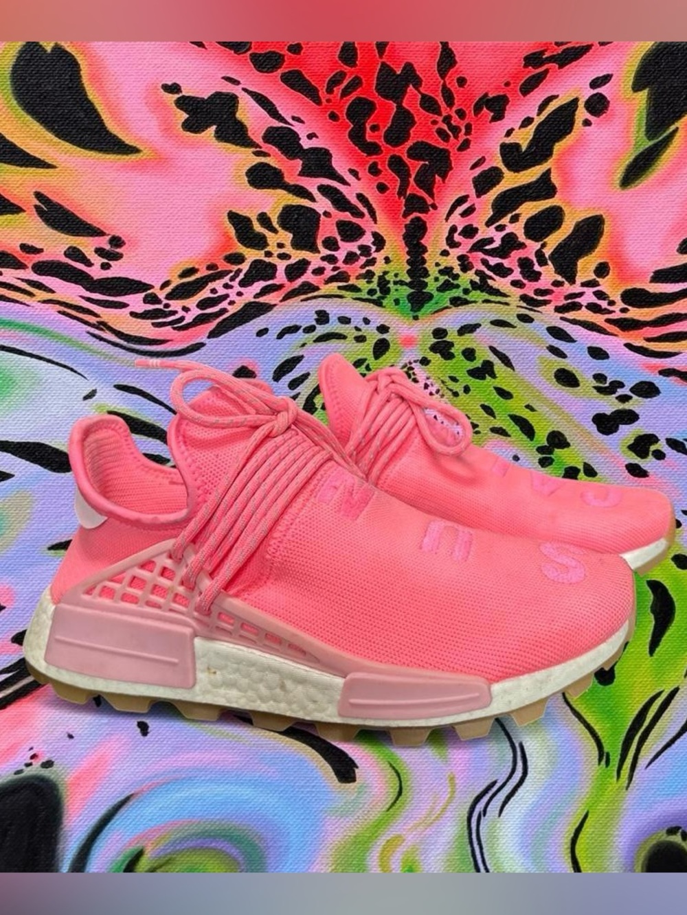 Adidas x Pharrell Williams Pink NMD Human Racers